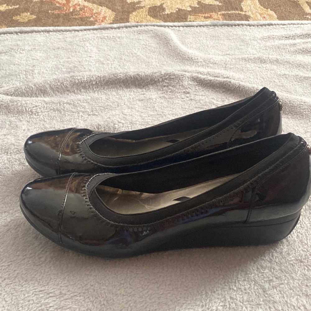 black slip ons